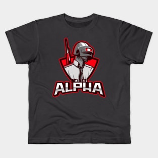 I'm The Alpha (19) Kids T-Shirt